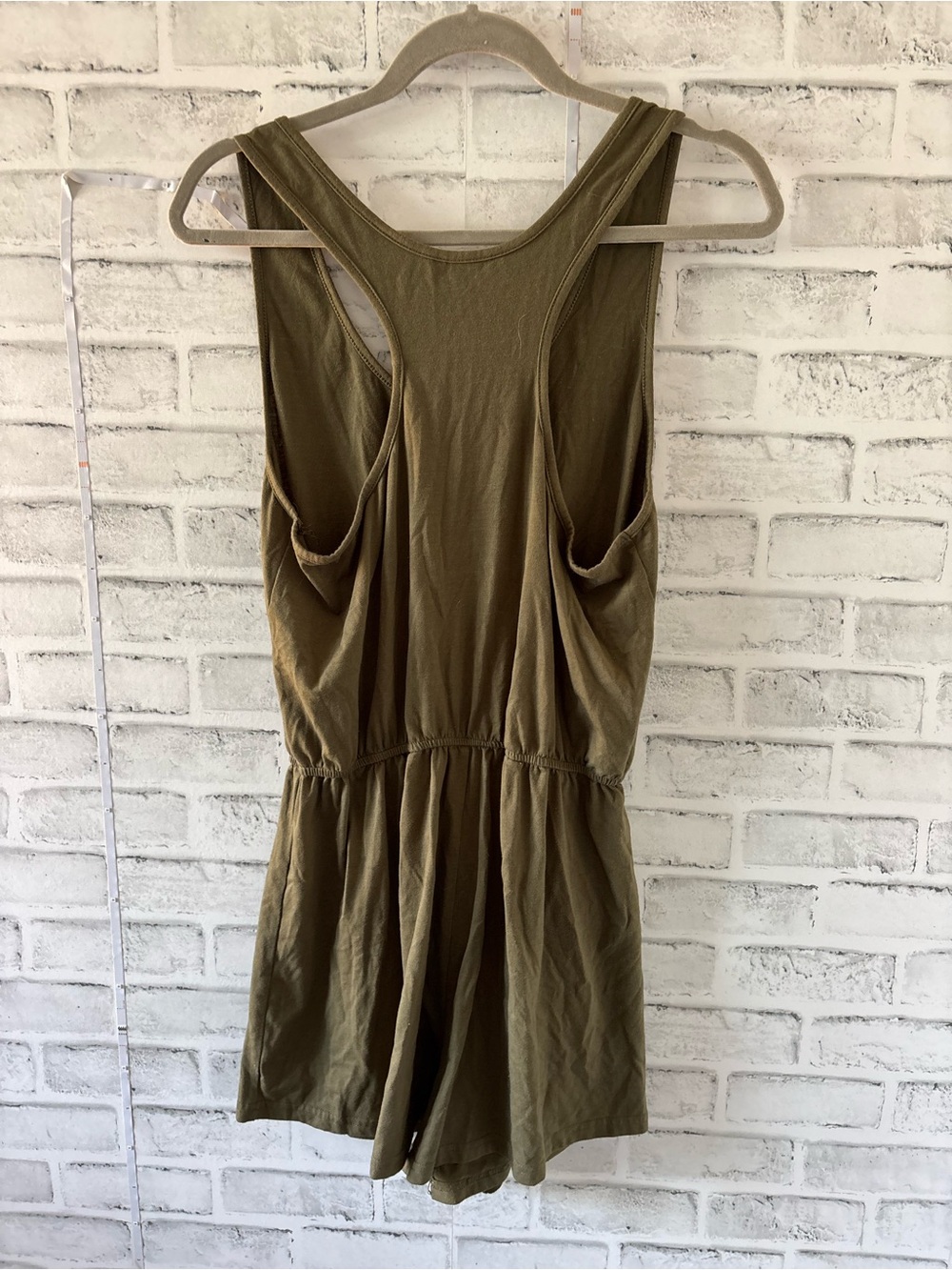 SHEIN Olive Green Racerback jumper